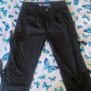VIP Black Cargo Jeans